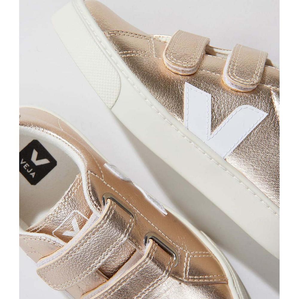 Veja ESPLAR CHROMEFREE Kids' Shoes Gold | NZ 725HAP